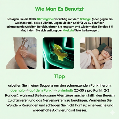 128-Hz-Gerät – Zur Linderung von Schmerzen und Verspannungen in wenigen Minuten